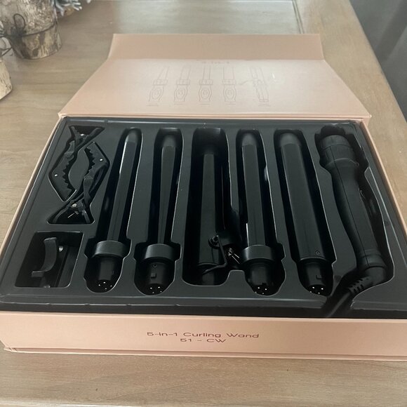 Bombay Hair's 5-in-1 Curling Wand and Hair Waver - 22mm Waver - Picture 1 of 6